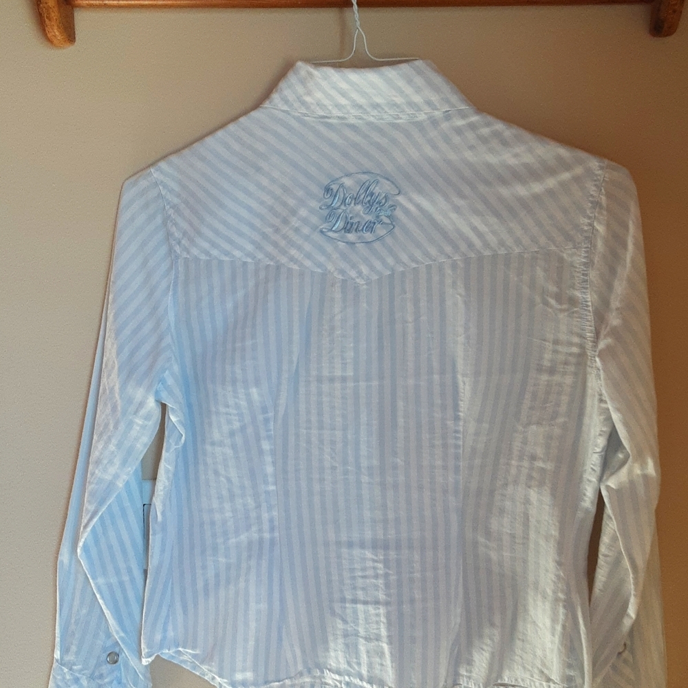 Zara TRF Dolly's Diner Western Shirt
